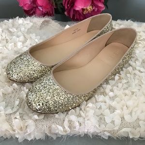 J. Crew Nora Glitter Ballet Flats